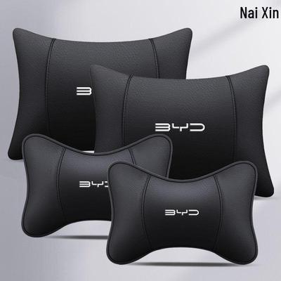 Compatible con Almohada Cervical y Soporte Lumbar para Coche BYD para Modelos Qin, Song Plus Dmi, Han, Tang, Yuan EV y Dolphin Seal