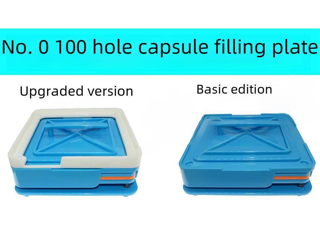 Manuální plnicí deska kapslí se 100 otvory pro kapsle #0