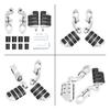 1.25" Highway Footpegs Short Angled Adjustable Highway Pegs W/1-1/4" Engine Guard Chrome for Harley Honda Kawasaki Suzuki Yamaha