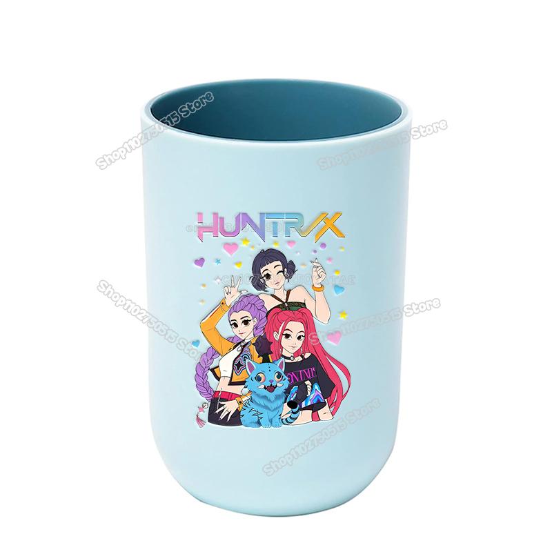 Perfekte KPop Dämonenjäger Kinder Zahnbürstenbecher Niedliche Mädchen Mundspülbecher Zahnbürstenbecher Trinkgeschirr Badezimmer Zahnbürstenhalter