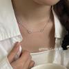 Exquisite S925 Sterling Silver Pig Nose Necklace & Bracelet Set for Girls - Versatile Cold Style Jewelry Gift