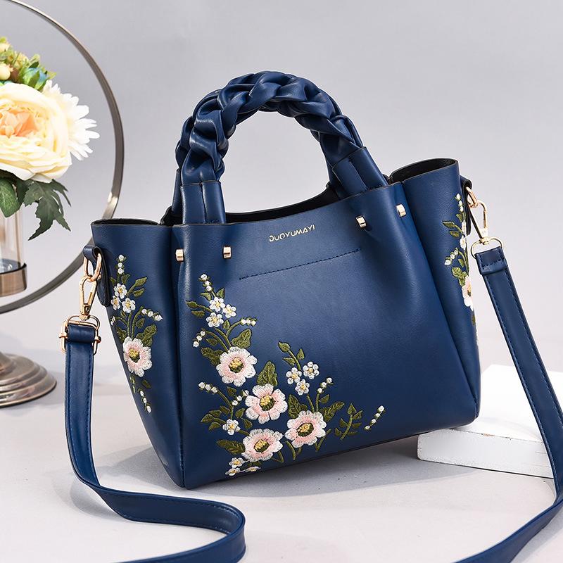 Women's Bag New Chinese Style Flower Bag Portable Women's Bag Trendy Fashion Shoulder Messenger Bags