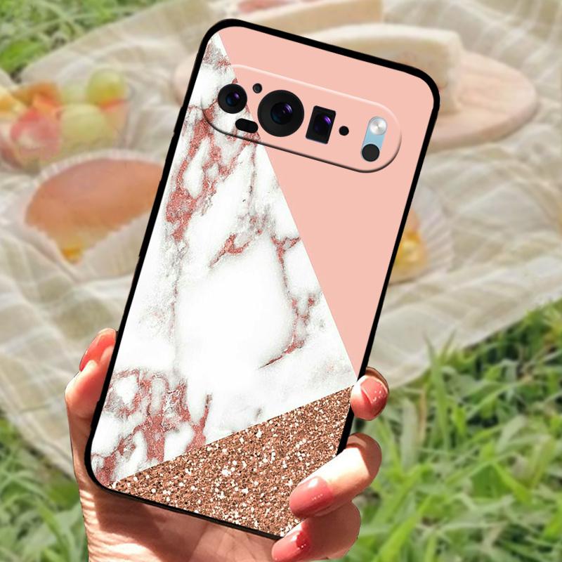 Für Google Pixel 9 Pro XL Hülle GGX8B Mode Weiches Silikon TPU Handy Schutzhülle Für Google Pixel9 Pro XL 5G Stoßfänger Abdeckung