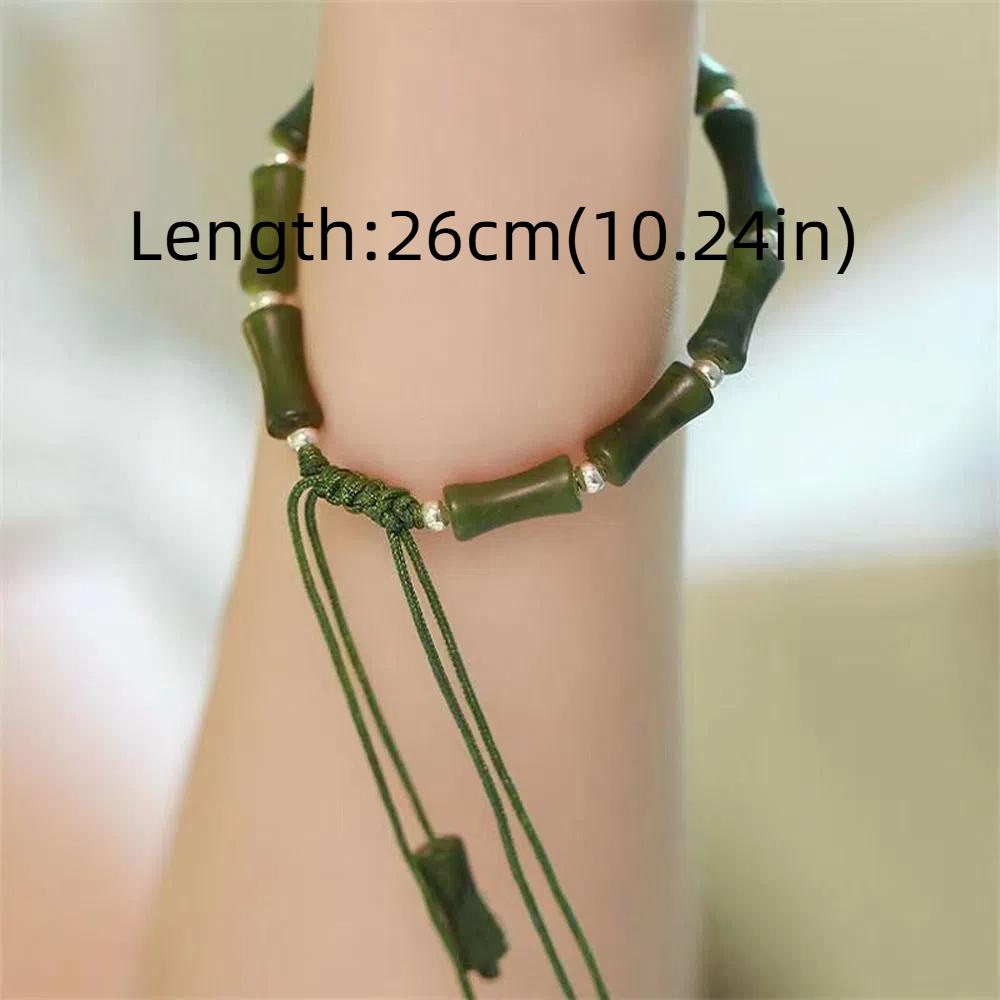 Handmade Woven Rope Joint Unisex Bracelet Jewelry Accessories Chinese Style Bracelet Stone Bracelet