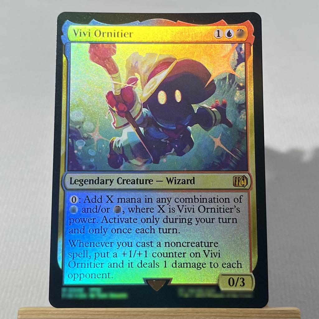 FIN FIC FOIL4-001 Karta proxy TCG magiczne karty Chmura, Najemnik z Midgaru Przywołaj Bahamuta Vivi Ornitier Błyskawica, Armia Jednego zbierz