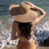Big Brim Sun Protection Straw Hat Foldable Beach Hat Sun Hat Children Summer Vacation Film Travel Seaside Sun Hat