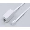 ELPA Telephone Extension Cord Telephone Cord 6 Pole 2/4 Core 5m Computer Compatible TEW-E050