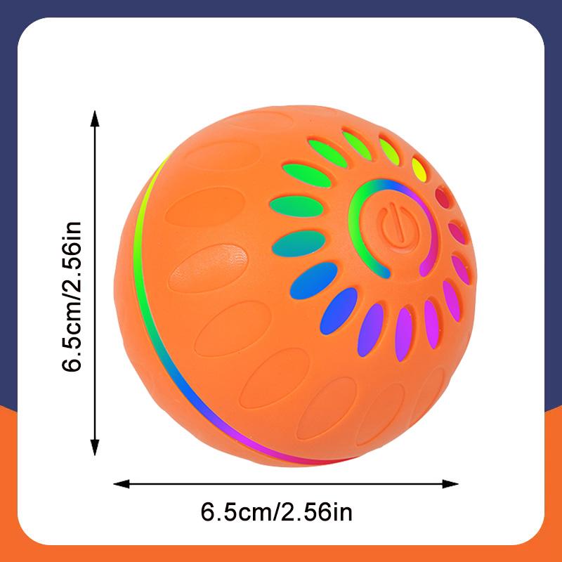 Smart Dog Toy Ball Automatic Interactive Pet Electronic Rolling USB Rechargeable Moving Bouncing for Puppy To Large Dog Chew Toy
