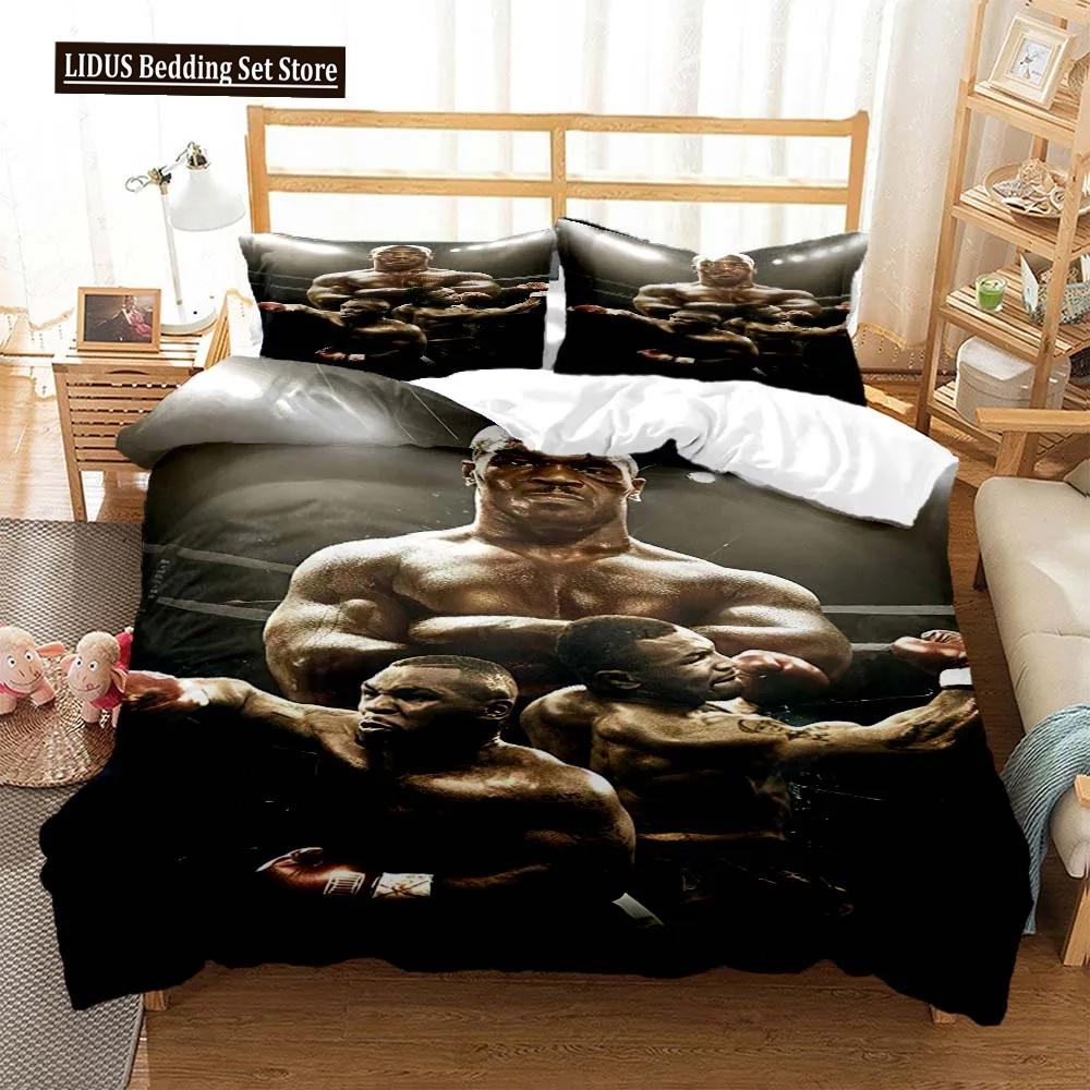 Mike Tyson Boxchampion Bettwäscheset Jungen Mädchen Twin Queen Size Bettbezug Kissenbezug Bett Kinder Erwachsene Heimtextil