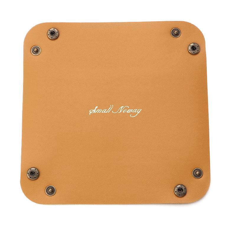 Nordic PU Leather Storage Box Desktop Storage Tray For Home Stuff Cosmetic Jewelry Key Storage Basket Folding Table Organizer жёлтый