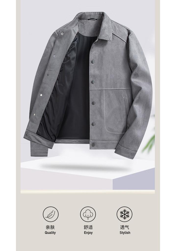 Jovo Spring and Autumn Short Workwear Jacket for Men