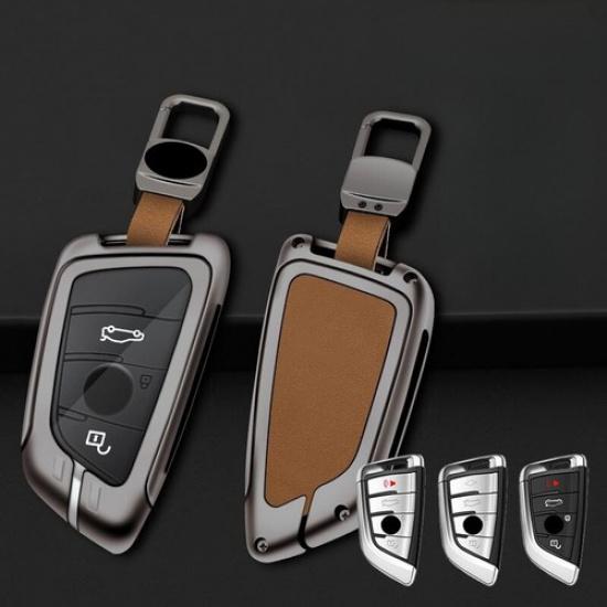 Zinc Alloy TPU Car Key Case Cover Bag For BMW 1 2 3 4 5 6 7 X1 X2 X3 X4 X5 X6 M5