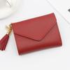 Trendy Women's Short Tassel Clutch with Card Holder & Coin Purse