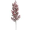 Artificial Red Berry Stem Branch Dark Red 70cm Faux Holly Berry Pick for Xmas Holiday Home Decor Vase Arrangement