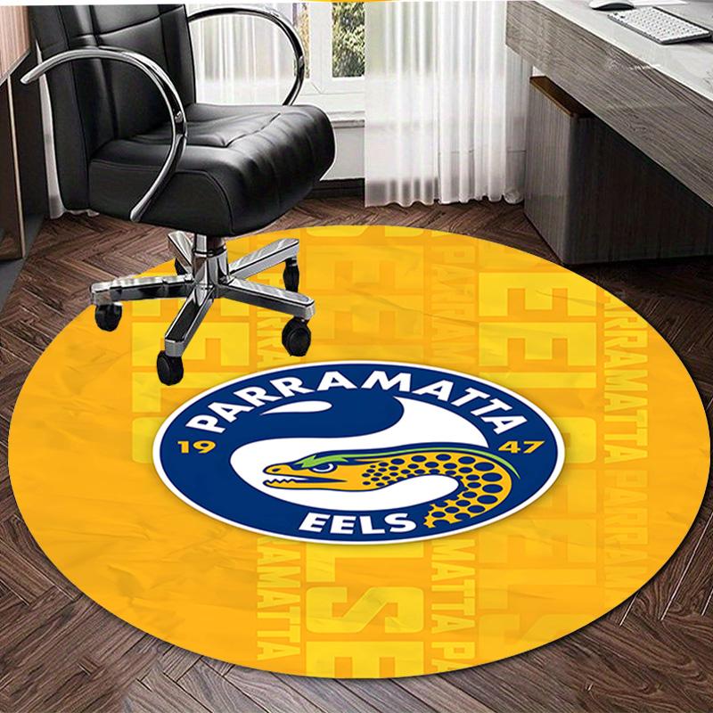 1pc Football Team (20) Design Printed Area Round Carpet for Bedroom Living Room Home Decor Rugs Mat Non Slip Mat Rug for Bedside
