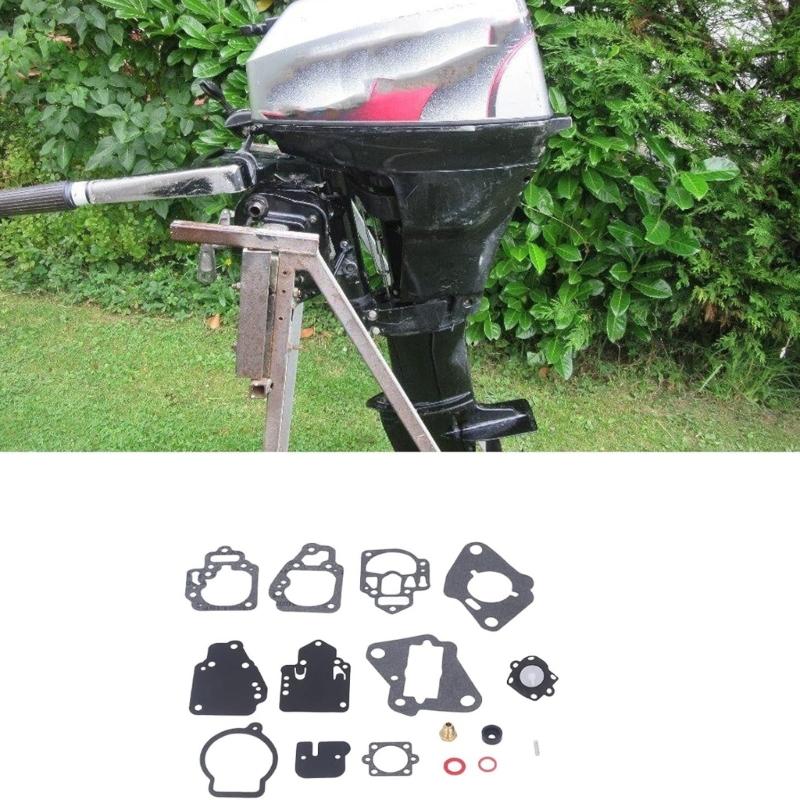 Universal Outboard Carburetor Rebuild Kit With 6 25HP Engines High Replacement Parts