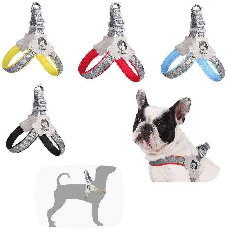 Breathable And Reflective Dog Harness With Saddle Shape