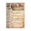 1book/50pcs Non-Adhesive Decorative Paper with Vintage Textures, DIY Handmade Album Scrapbooking Decorative Paper Supplies