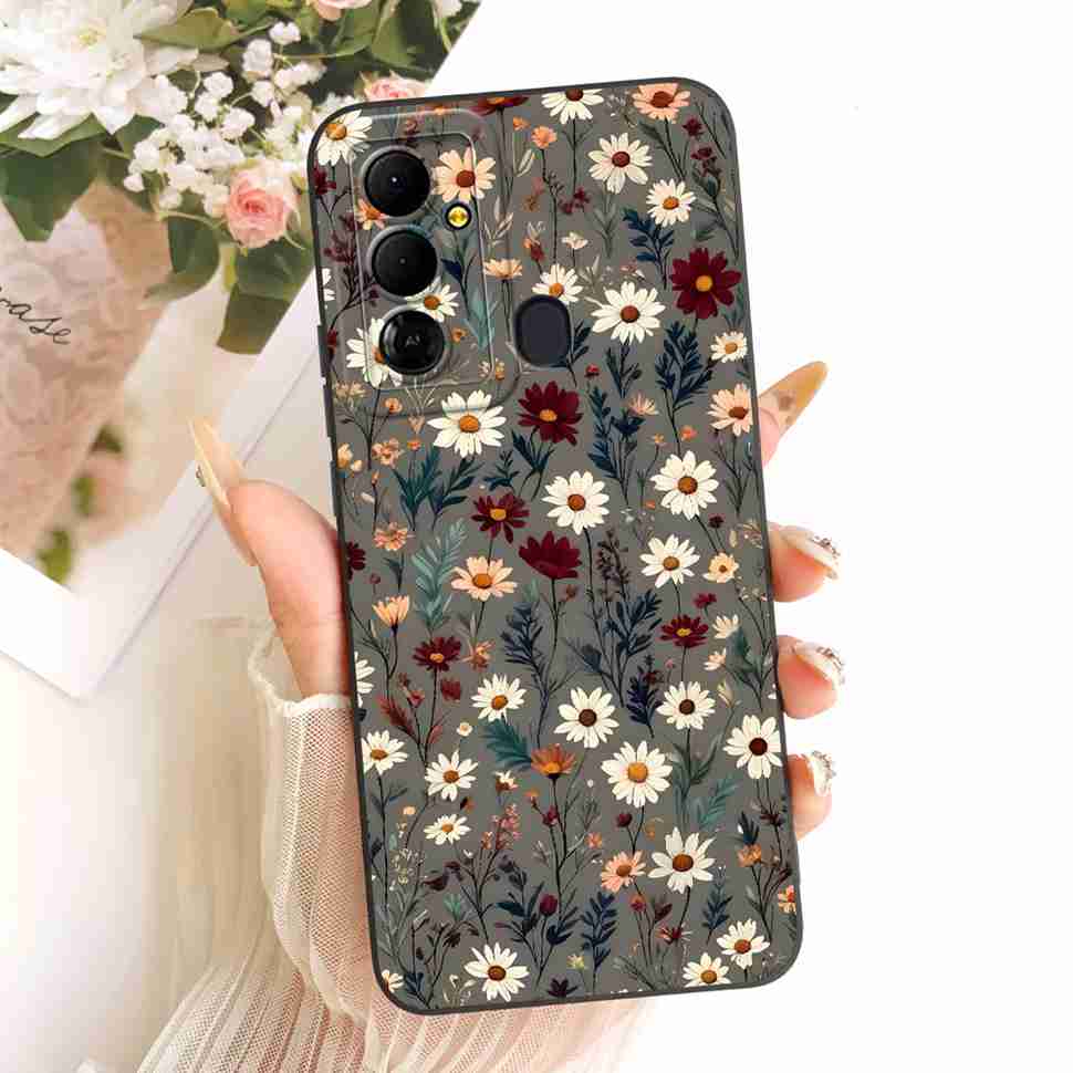 For Tecno Pop 6 Go BE6j Case Simple Style Silicone Shockproof Back Cover Coque For Tecno Pop6 Go POP 6 GO Phone Bumper Shell
