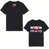 2025 Summer New Male And Female Wrestlers CM Punk Printed T-Shirt Street Casual Sports Breathable Top