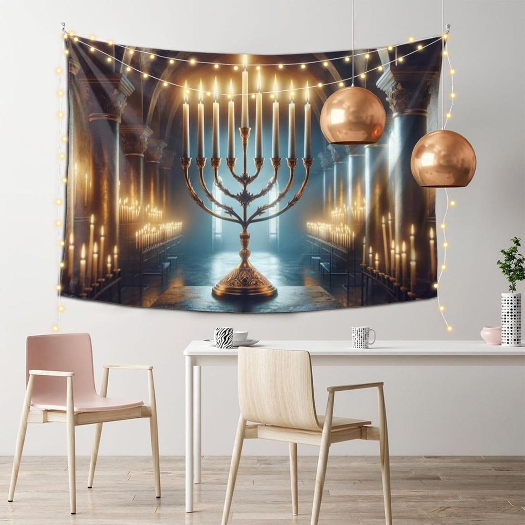 שטיח יהודי חנוכה מבחר לקישוט הבית ולחגיגות דתיות השילוב המושלם של מסורת ומודרניות