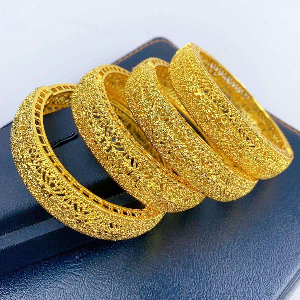 Pulsera nupcial de aleación bañada en oro - Estilo de lujo de Dubái