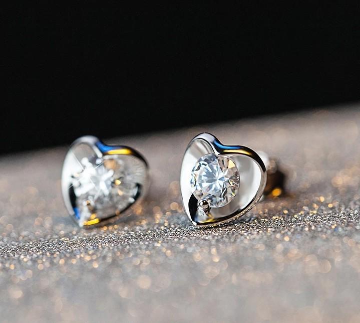 9 Sterling Silver Stud Earrings, Femininity, Simple Personality, Niche And Versatile Design Earrings, Earrings, Exquisite And Super Fairy