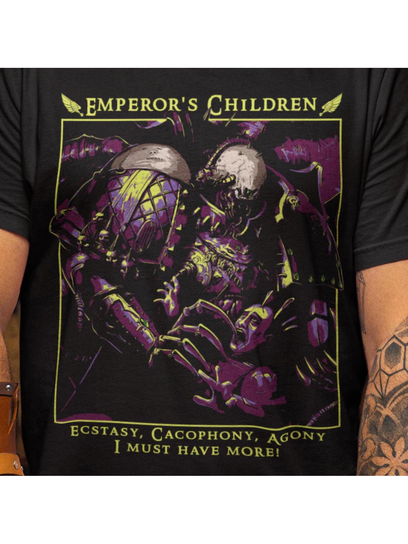 Men s 40K Emperor s Son T-Shirt - Chaos Fugrim Legion Design XXL
