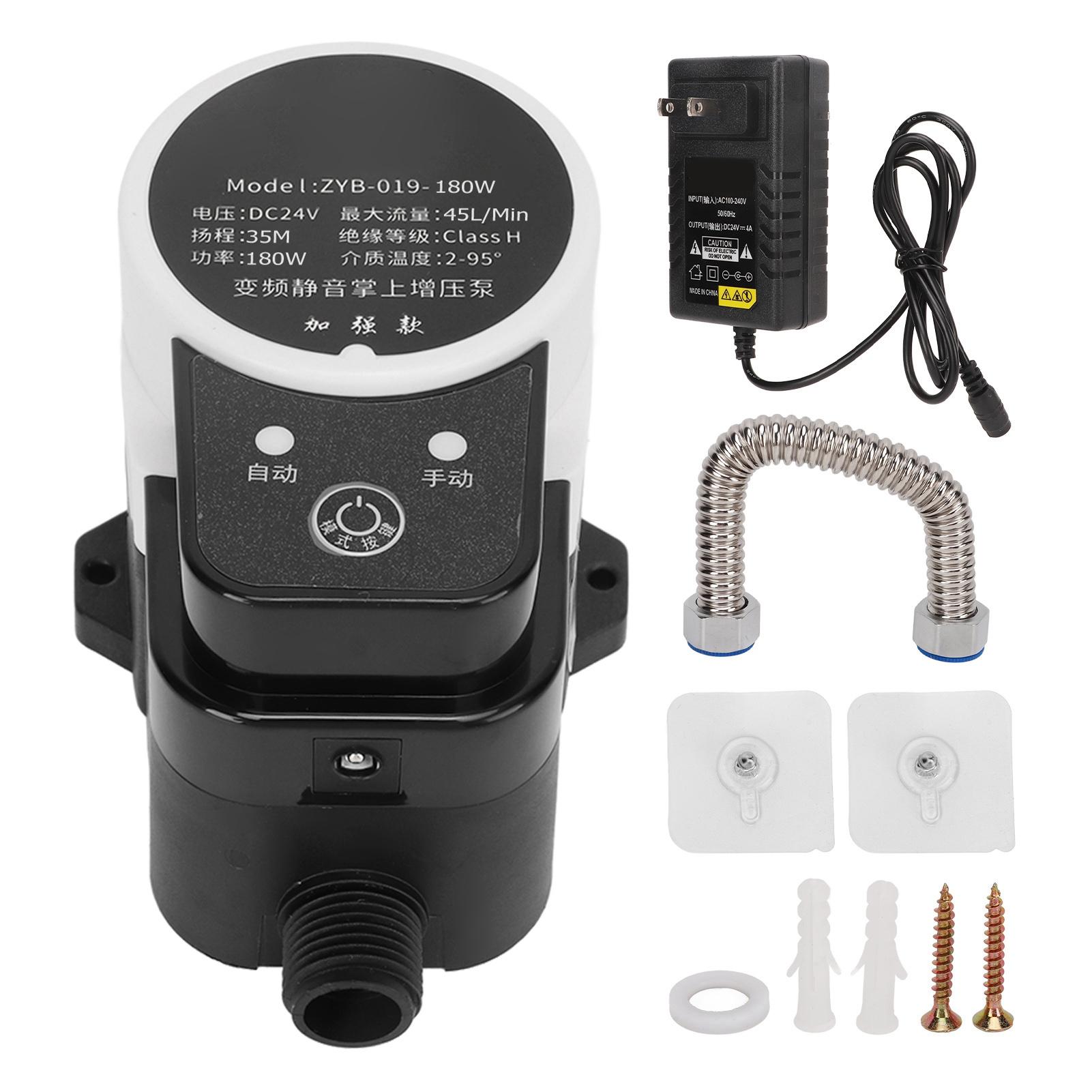 

24VDC Water Pump Manual Auto Control Pressure Booster Pump for Solar Heater
