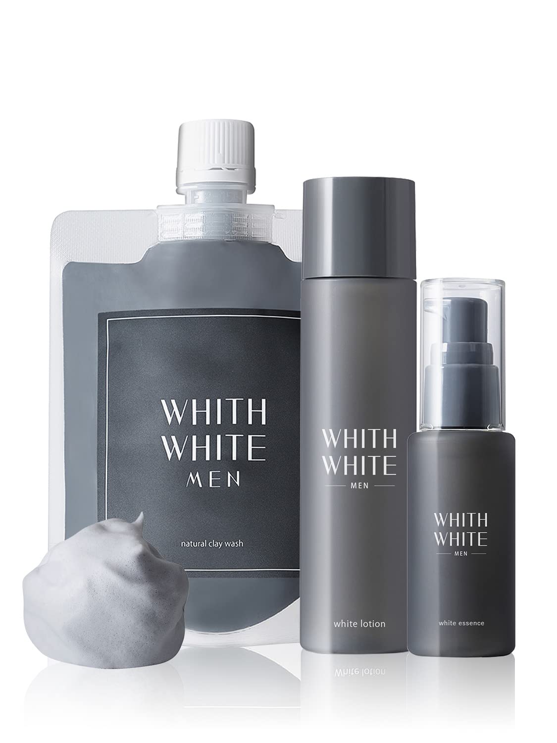 

Fis White Men s Skin Care Set, Non-prescription Products, Whitening Lotion, Facial Cleanser, Serum (For Pores and Dull Skin)