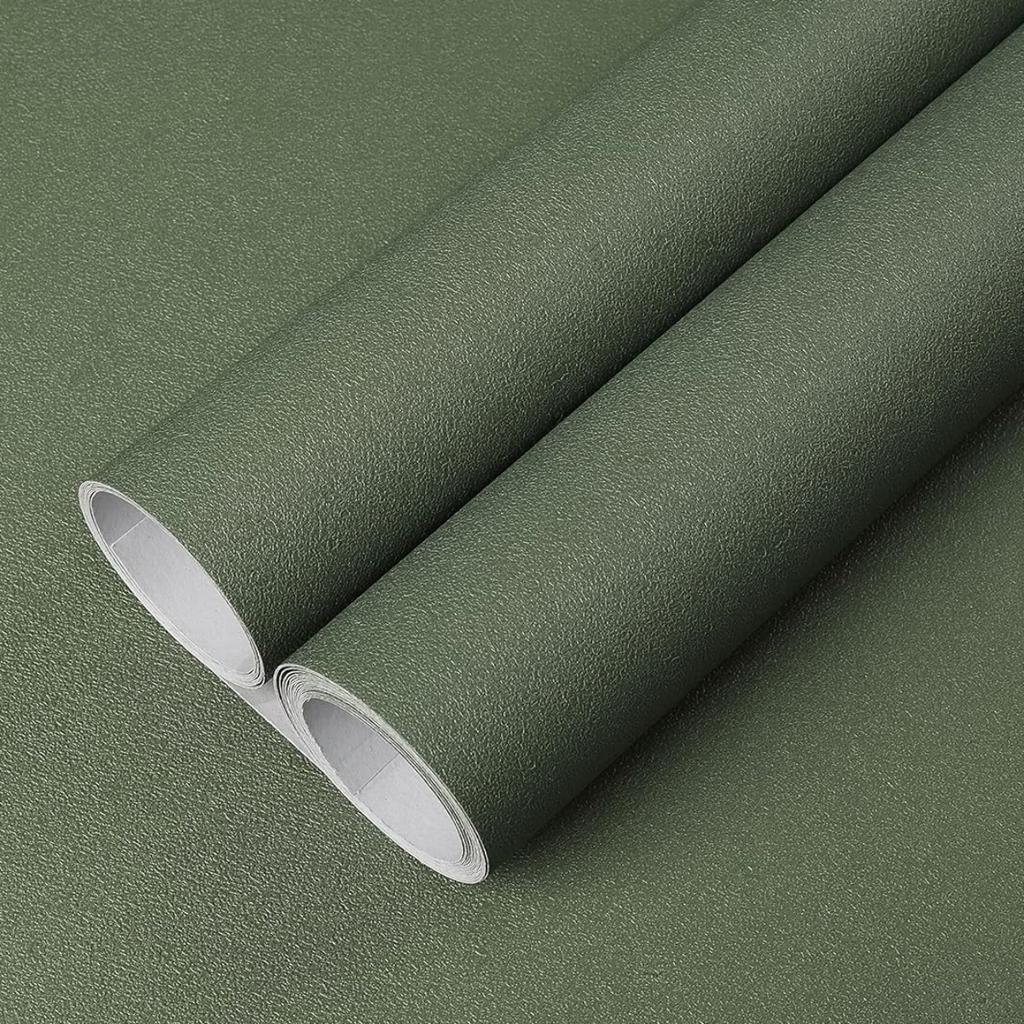 Matte PVC Waterproof DIY Self Adhesive Vinyl Wallpaper Kitchen Cabinet Desktop Contact Paper Wall Sticker Home Decor Wall Roll