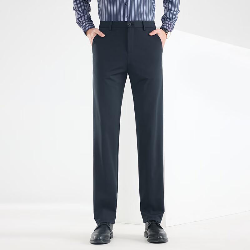 

Fengmao Men s Straight Business Casual Pants FMLF9157 36