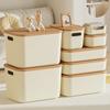 Desktop Storage Box, Snack Toy, Sundries Storage Basket, Household Rectangular Cosmetic Storage Box with Lid, Storage Box