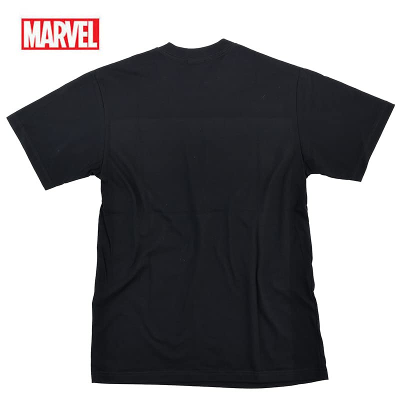 EVERSOUL Marvel T-Shirt, Short Sleeve, Thor, Avengers, Venom, Mighty Thor, American Comic Book Merchandise, Gift, Men's, Black, Size M [Parallel Impor