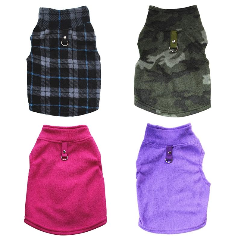 Soft Dog Clothes Vest Warm Fleece Puppy Dogs Vest Coat Pet Winter Clothing Jacket Coat for Small Medium Dogs Outfit Chihuahua