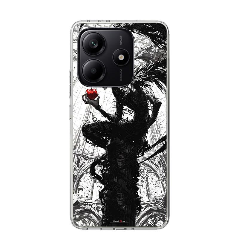 N-Note D-Death Anime Ryuk Phone Case For Xiaomi Redmi Note 13 14 15 Pro Plus 12S 12 14S 11S 11E 10 10S 11 11T 5G 4G Cover Coque