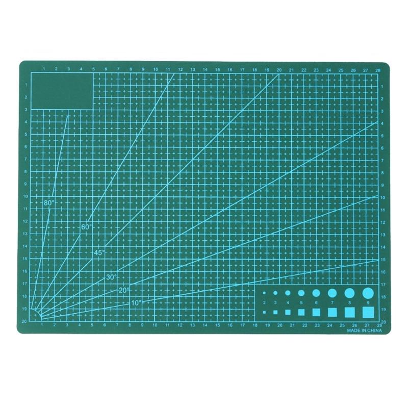 PVC Heilende Rotationsschneidematte Doppelseitiges Quiltlinien-Brett Patchwork Bastelwerkzeug Schneidebrett Ersatz