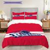 Detroit Pistons Basketball Spirit Three-piece set(1 * duvet cover + 2 * pillowcase, without core) Duvet cover and pillowcase Soft and comfortable