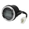 2'' 52MM 2 In 1 Car Voltage + Hour Display Gauge LED Digital Meter Waterproof Voltmeter Round Voltage Meter Volt Detector 12V24V