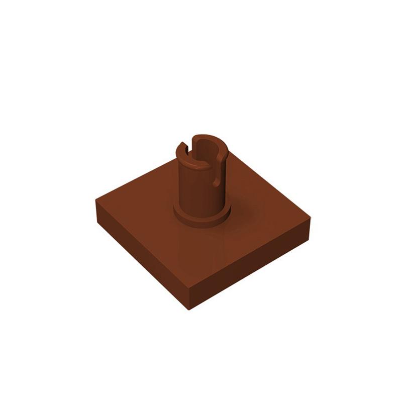 Non-Toxic 50Pcs Part Bricks 2460 Modified Plate 2X2 With Pin Building Blocks Set Board Base Particle Puzzle Diy Toys Birthday Kid Gift