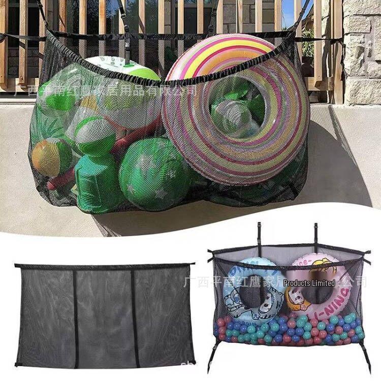 Large Capacity Mesh Bag for Swimming Pool Toys and Beach Gear