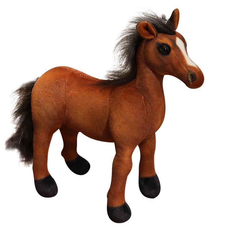 Festival Pony Plush Horse Mascot Doll: Children's Birthday Gift & Decoration