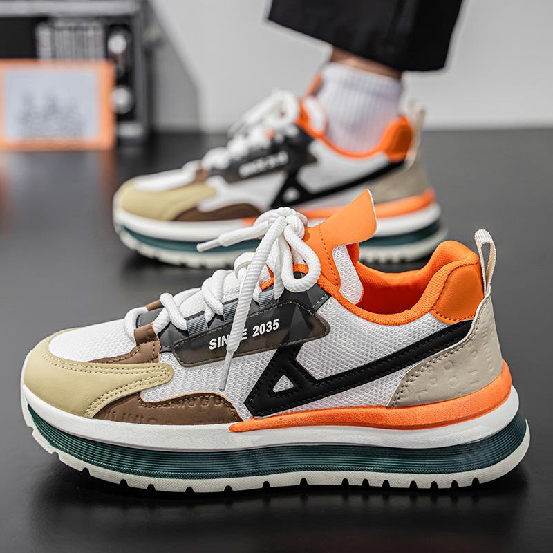 Versatile Trendy Internet Celebrity Same Style Light Luxury Fashionable Casual Shoes Spring and Autumn New Retro Men's Shoes