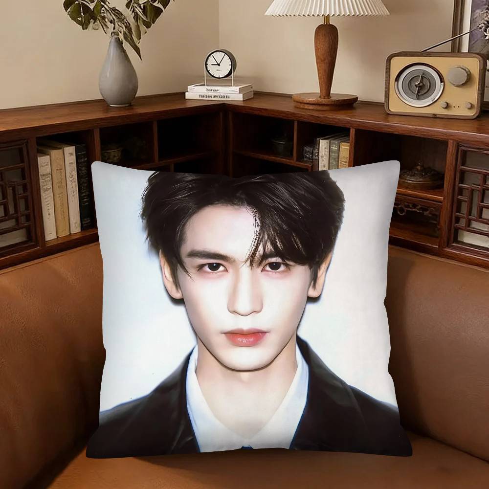 Actor Zhang Linghe Pillow Case Fashion Square Pillowcase Bedroom Sofa Room Ins Decoration Leisure
