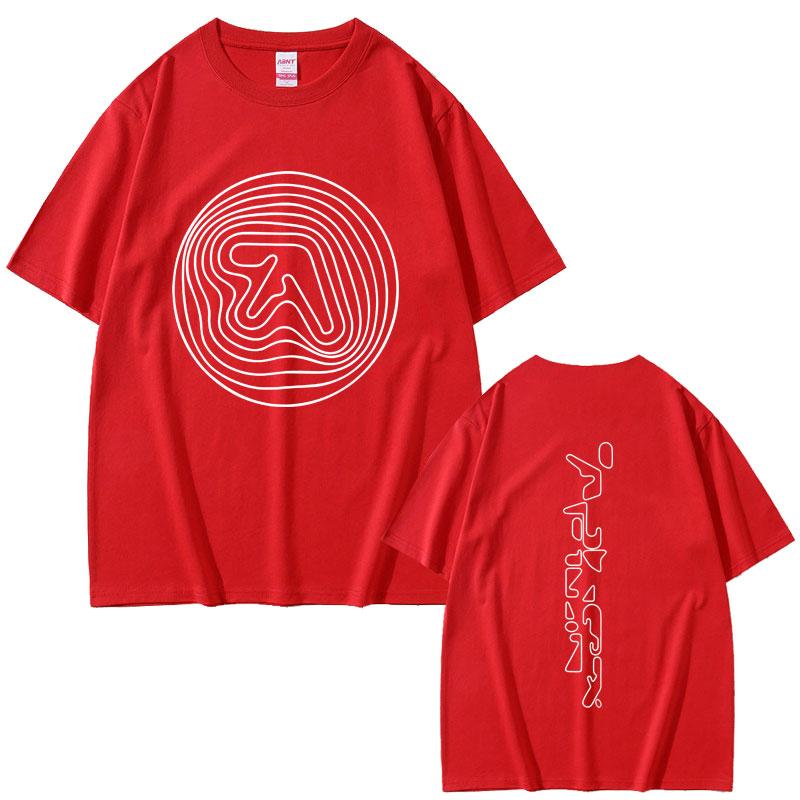 Aphex Twin Graphic T Shirt Men Women Clothing Punk Gothic Vintage Short Sleeve Tshirt Mens Casual Cotton Crewneck Tshirts