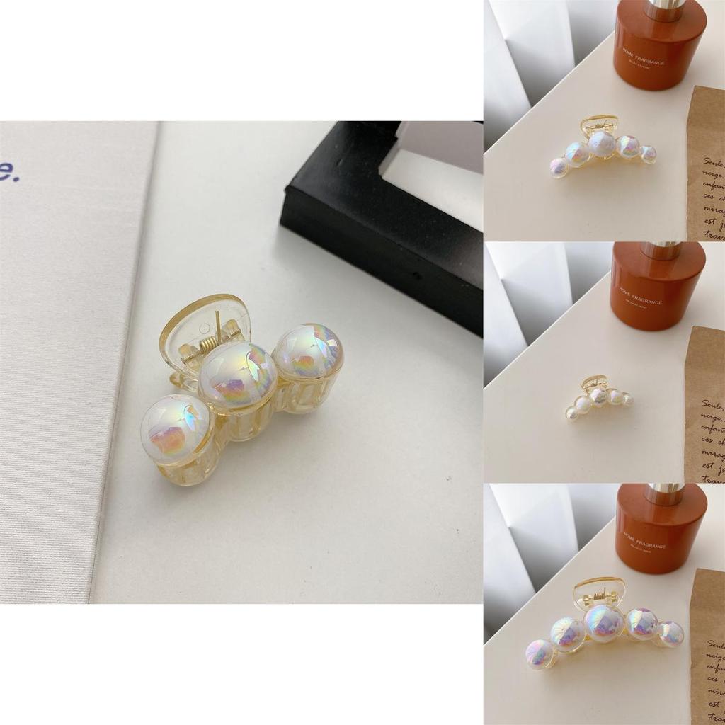 Elegant Korean Style Pearl Hair Claw Clip For Sophisticated Updos And Hairstyles