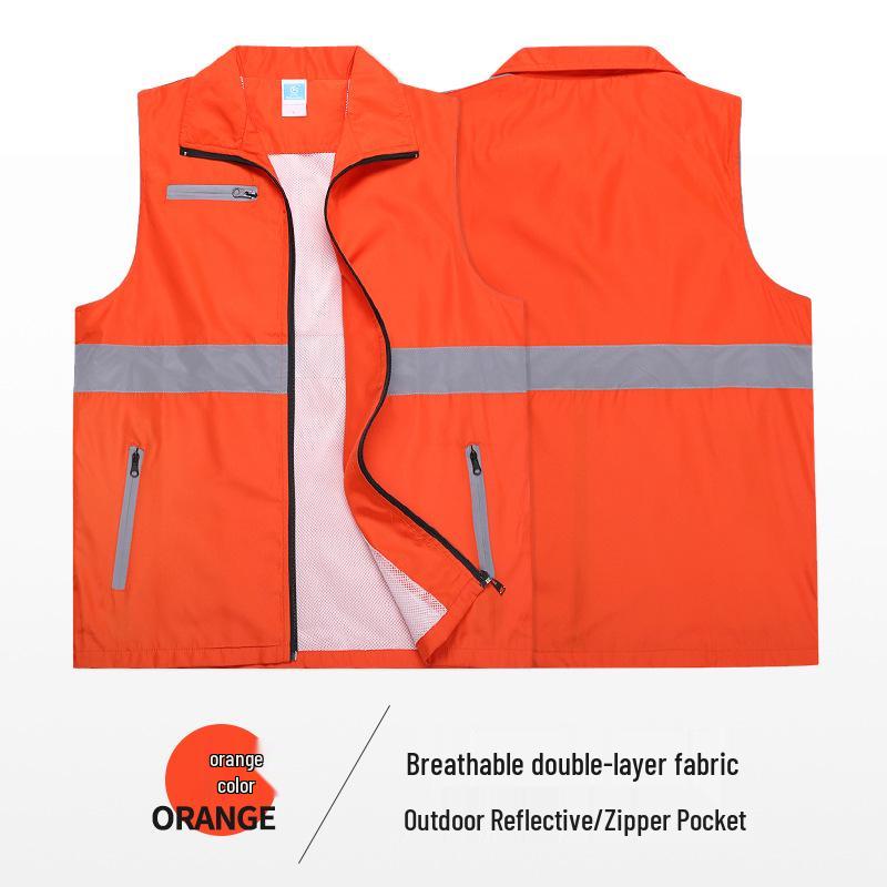 Reflective Custom Logo Volunteer Vest for Promotion Activities