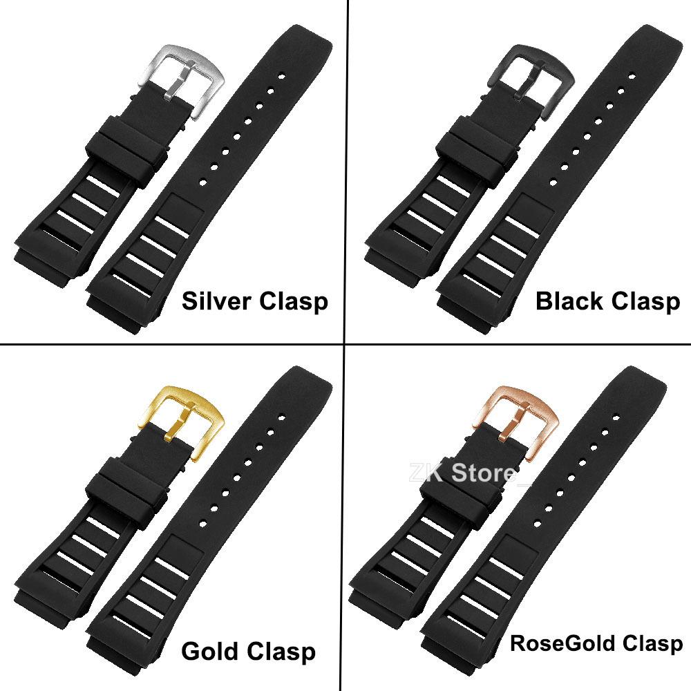 TPU Rubber Watch Straps 17mm*21mm for Richard Mille Watch Bracelet Belt for Men Waterproof Breathable Sport Replace Watchbands