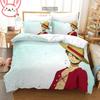 3D Heißer Verkauf Einteiliges Bettbezug-Set Luffy Sauron Anime Bettwäsche-Set Bettbezug mit 2 Kissenbezügen Schlafzimmer-Dekoration Teenager Beste Geschenke