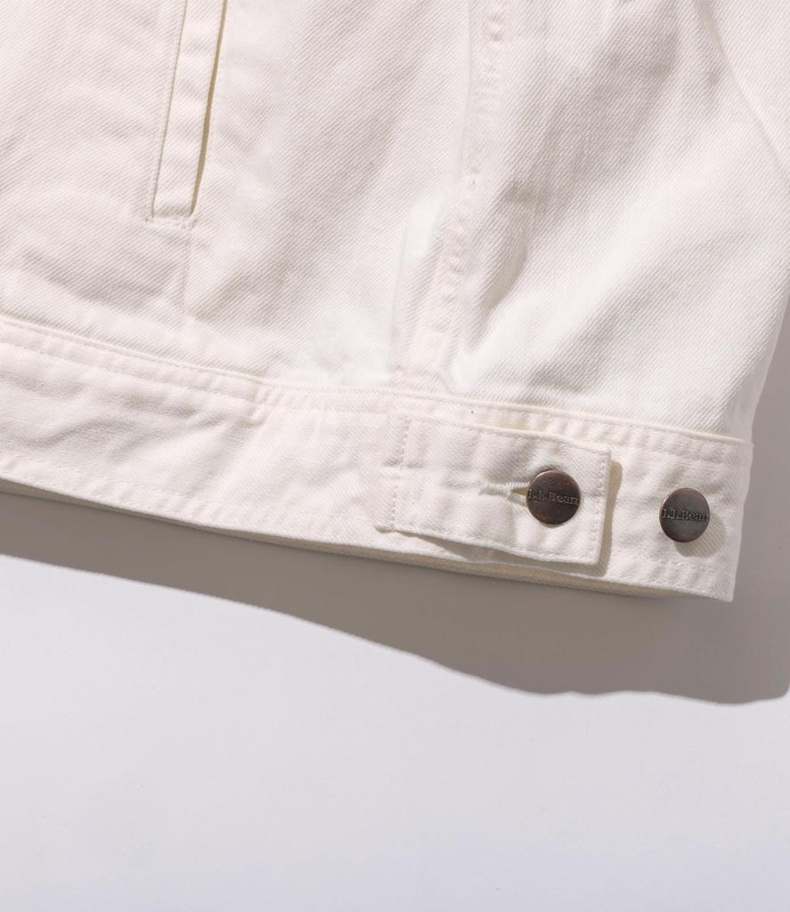 LL Bean Leadfield Denim Japan Size Fade CJ72827006 Men's Jacket, Fit, L, Blue,